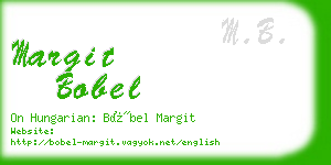 margit bobel business card